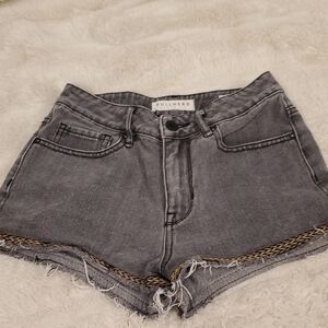 Bullhead Denim Co Denim High Rise Shorts With Contrast 5